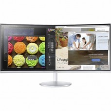 Samsung - CF791 Series 34" LED Curved HD FreeSync Monitor