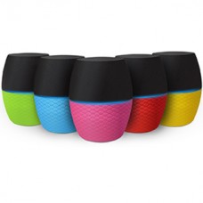 Latte SoundMagic Mini Color Changeable Portable Bluetooth Speaker with a powerful speaker